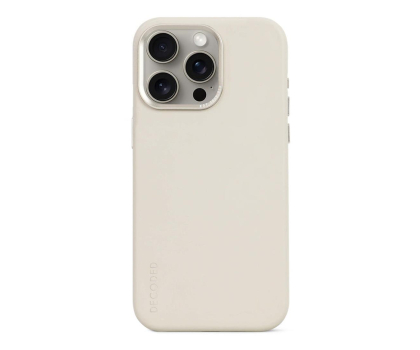 Etui do telefonów Decoded Leather Back Cover do iPhone 15 Pro clay D24IPO15PBC1CY